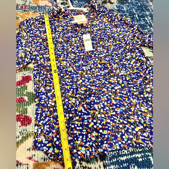 NWT!! Anthropologie 9 of 52 Conversations Pop Potpourri Colloquial Buttondown - Picture 7 of 11